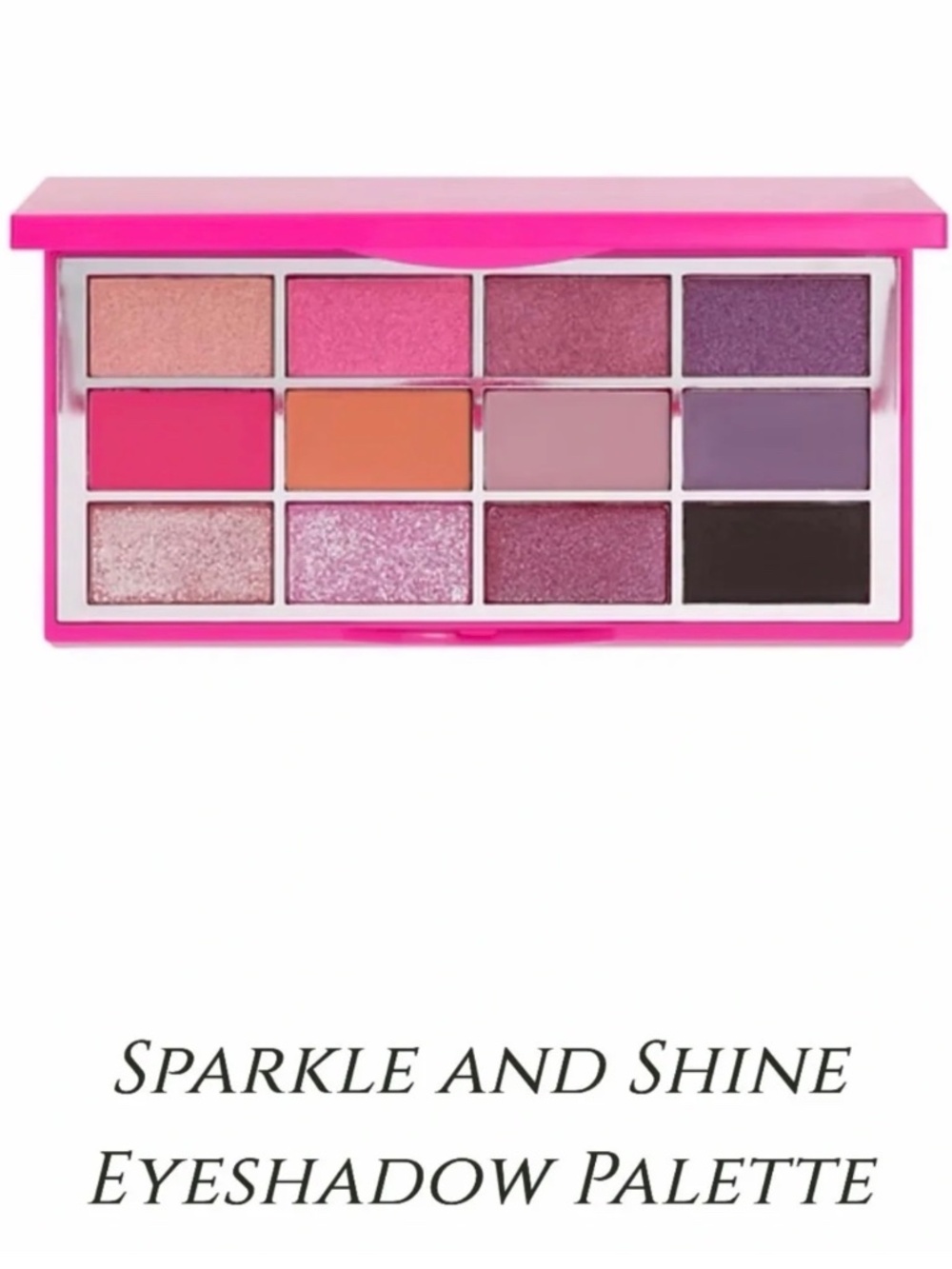 ILLUMINATI Sparkle and Shine Eyeshadow Palette - Pink Multi Shades NEW PC